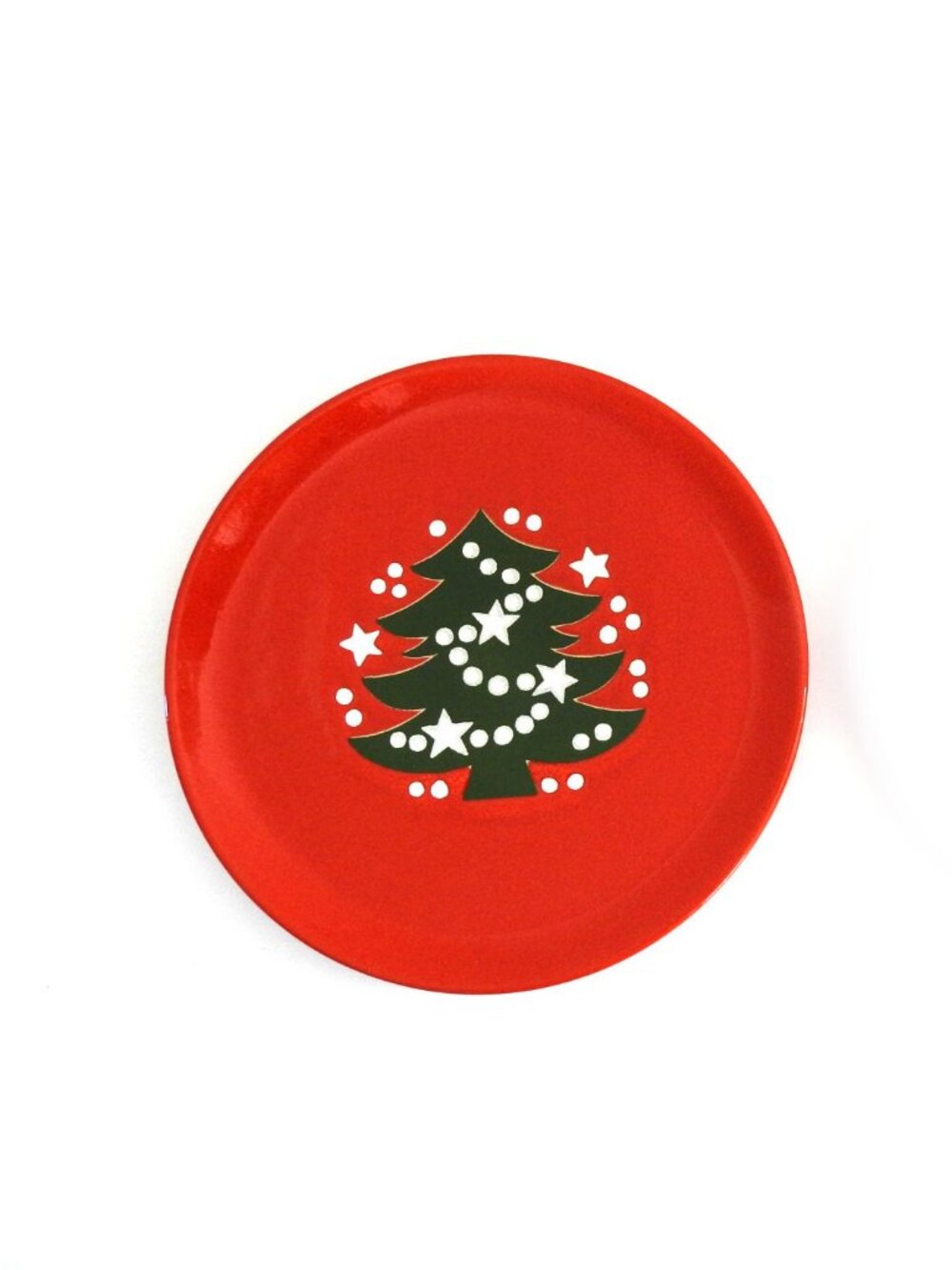 Vintage Waechtersbach West Germany Christmas Tree Salad Plate 7.75"